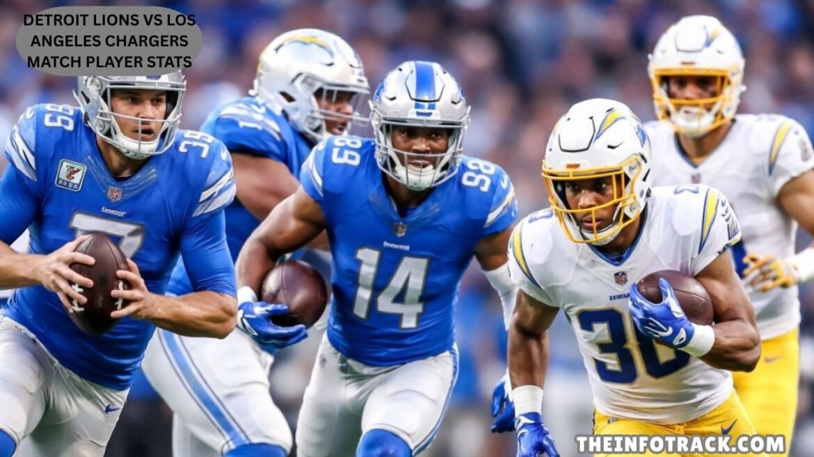 Detroit Lions vs Los Angeles Chargers Match Player Stats