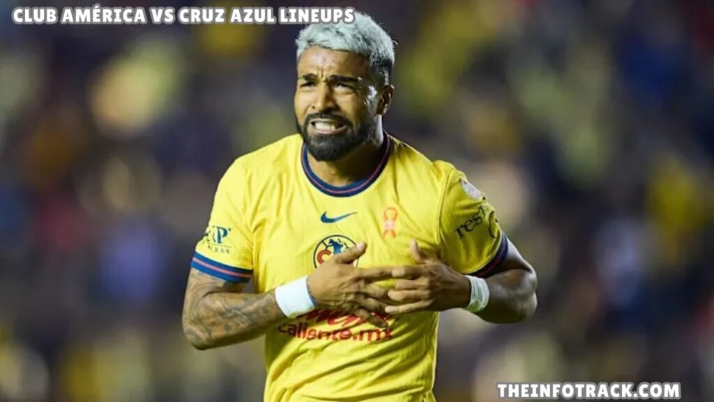 club américa vs cruz azul lineups