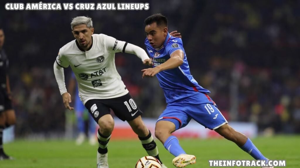 club américa vs cruz azul lineups